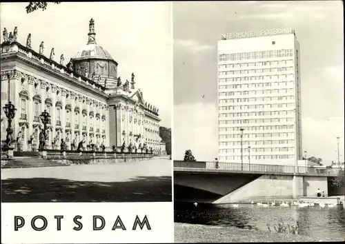 Ak Potsdam in Brandenburg, Interhotel Potsdam, Schloss