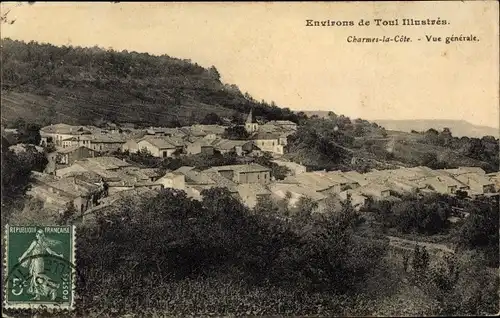 Ak Chares la Cote Meurthe et Moselle, Vue générale