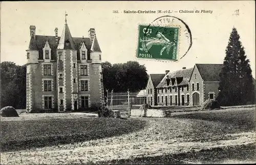 Ak Sainte Christine Maine-et-Loire, Château du Planty