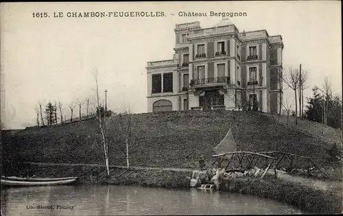Ak Le Chambon Feugerolles Loire, Château Bergognon