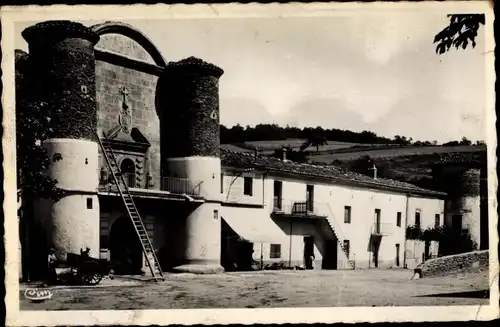 Ak Sainte Croix en Jarrez Loire, Entrée principale au XVIIe siècle