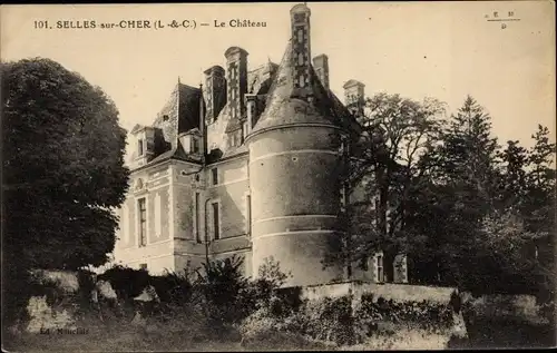 Ak Selles Saint Denis Loir et Cher, Le Château
