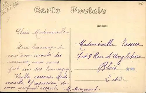 Ak Selles Saint Denis Loir et Cher, Le Château