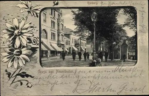 Passepartout Ak Neumünster in Schleswig Holstein, Kuhberg