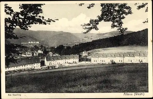 Ak Altena im Märkischen Kreis, Am Knerling, Wohnhäuser