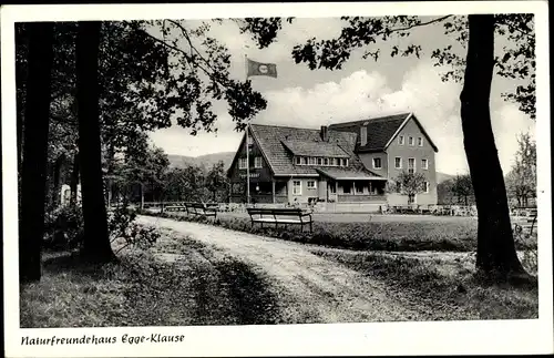 Ak Wengern Wetter an der Ruhr im Ennepe Ruhr Kreis, Naturfreundehaus Egge Klause