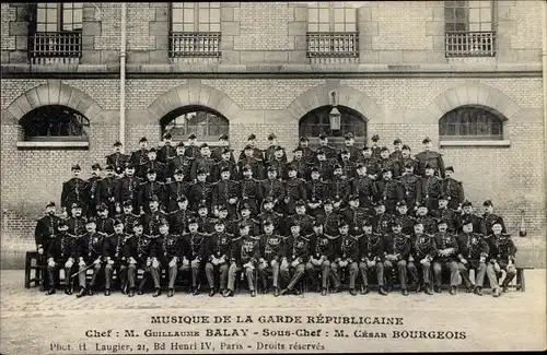 Ak Musique de la Garde Republicaine, Balay, Bourgeois