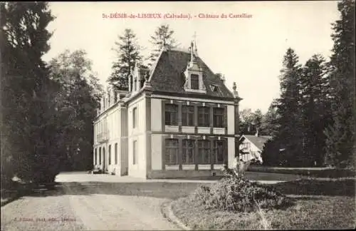 Ak St. Désir de Lisieux Calvados, Château du Castellier