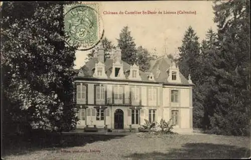 Ak Lisieux Calvados, Château du Castellier St. Desir