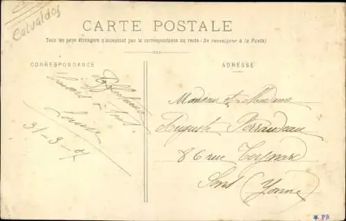 Ak Lisieux Calvados, Château du Castellier St. Desir