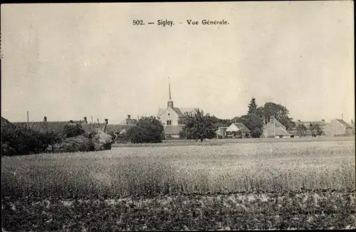 Ak Sigloy Loiret, Vue générale