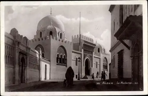 Ak Algier Alger Algerien, La Medersa