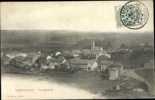 Ak Longlaville Meurthe et Moselle, Vue générale