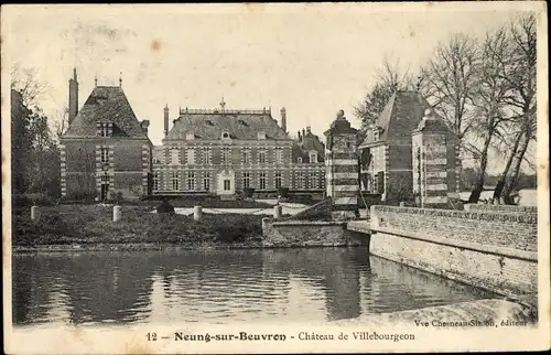 Ak Neung sur Beuvion Loir et Cher, Château de Villebourgeon