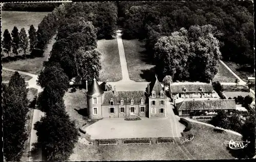 Ak Neung sur Beuvion Loir et Cher, Vue du Château du Gue Mulon