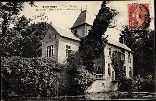 Ak Ouchamps Loir et Cher, Castel Dunois