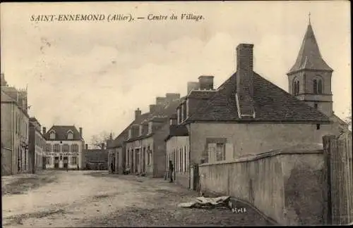 Ak Saint Ennemond Allier, Centre du Village