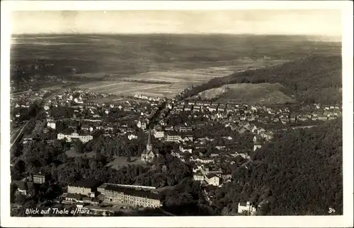 Ak Thale im Harz, Luftbild vom Ort