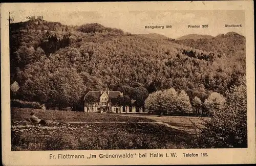 Ak  Halle in Westfalen, Gasthaus Fr. Flottmann