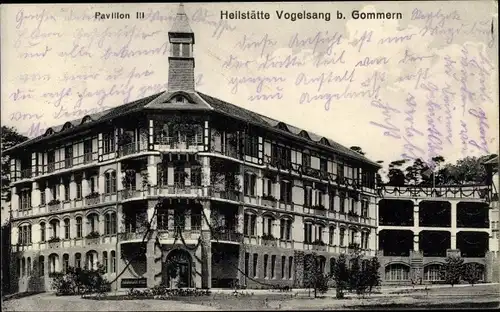 Ak Gommern im Salzlandkreis, Heilstätte Vogelsang