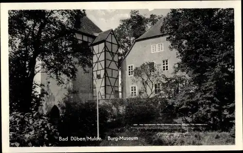 Ak Bad Düben an der Mulde Sachsen, Burg, Museum