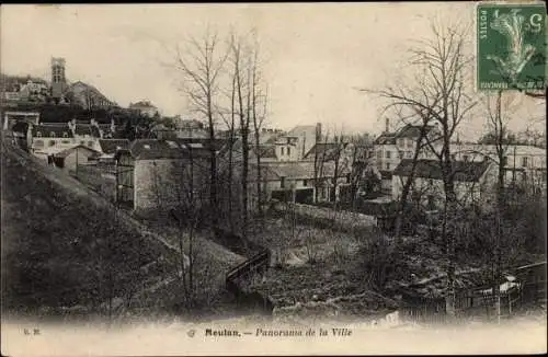 Ak Meulan Yvelines, Panorama de la Ville