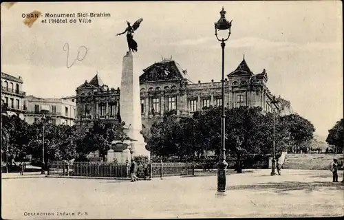 Ak Oran Algerien, Monument Sidi Brahim et l'Hôtel de Ville