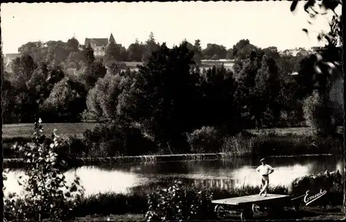 Ak Huillé Maine-et-Loire, Une vue du Loir