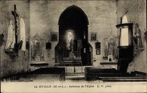 Ak Huillé Maine-et-Loire, Intérieur de l'Église