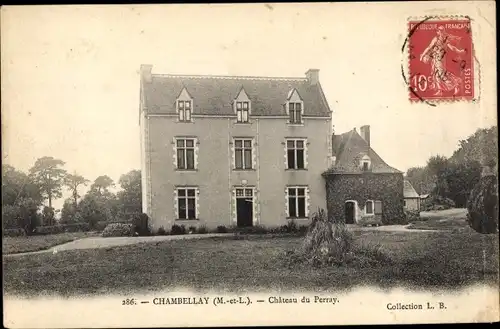 Ak Chambellay Maine-et-Loire, Château du Perray