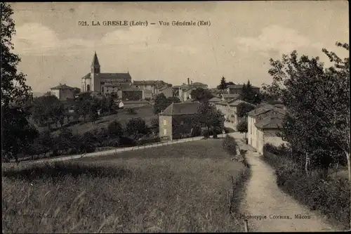 Ak La Gresle Loire, Vue générale