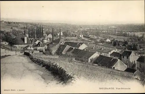 Ak Iguerande Loire, Vue générale