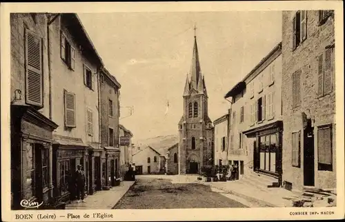 Ak Boen Loire, Place de l'Église