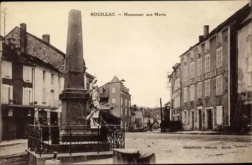 Ak Souillac Lot, Monument aux Morts