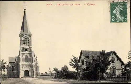 Ak Molinat Allier, Vue de l'Eglise