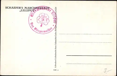 Ak Schaefer's Märchenstadt Liliput