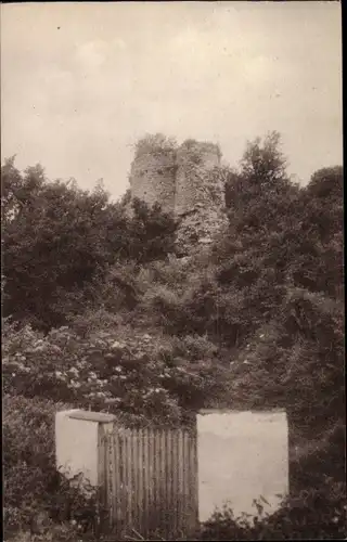 Ak Montchauvet Yvelines, Ruines du Château