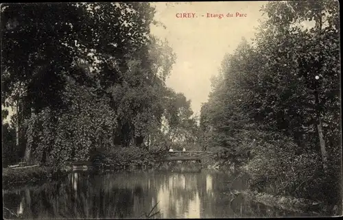 Ak Cirey Meurthe et Moselle, Etangs du Parc