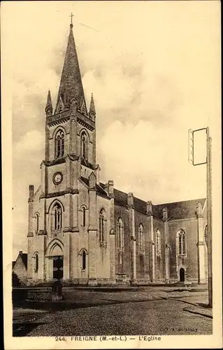 Ak Freigne Maine-et-Loire, L'Église