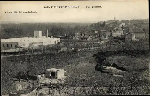 Ak Saint Pierre de Boeuf Loire, Vue générale