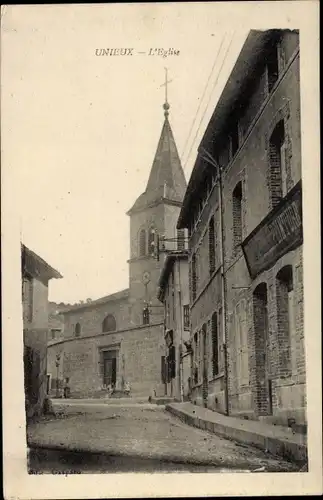 Ak Unieux Loire, L'Église