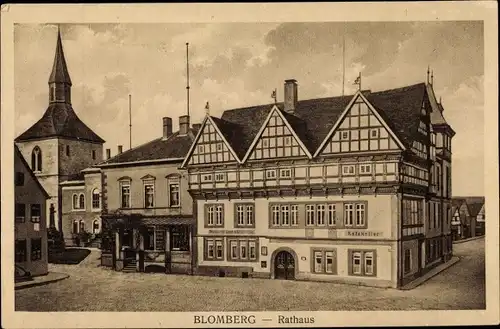 Ak Blomberg Nordrhein Westfalen, Rathaus