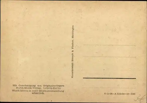 Lied Ak So klingt's in den Bergen, Karl Möller, Herbert Roth