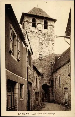 Ak Gramat Lot, Porte de l'Horloge