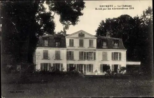 Ak Brumetz Aisne, Vue du Château