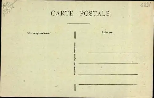 Ak Brumetz Aisne, Vue du Château