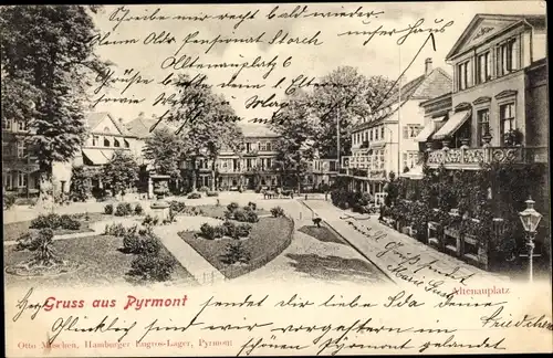 Ak Bad Pyrmont in Niedersachsen, Altenauplatz
