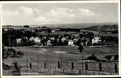 Ak Drabenderhöhe Wiehl im Oberbergischen Kreis, Panorama vom Ort