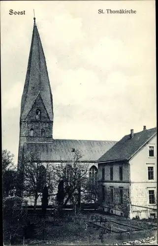 Ak Soest in Nordrhein Westfalen, St. Thomäkirche