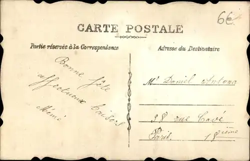 Handgemalt Ak L'Amitié fait le bonheur de la Vie